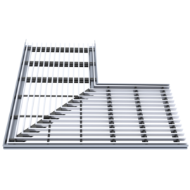 GRIDLINED Floor angle 90°